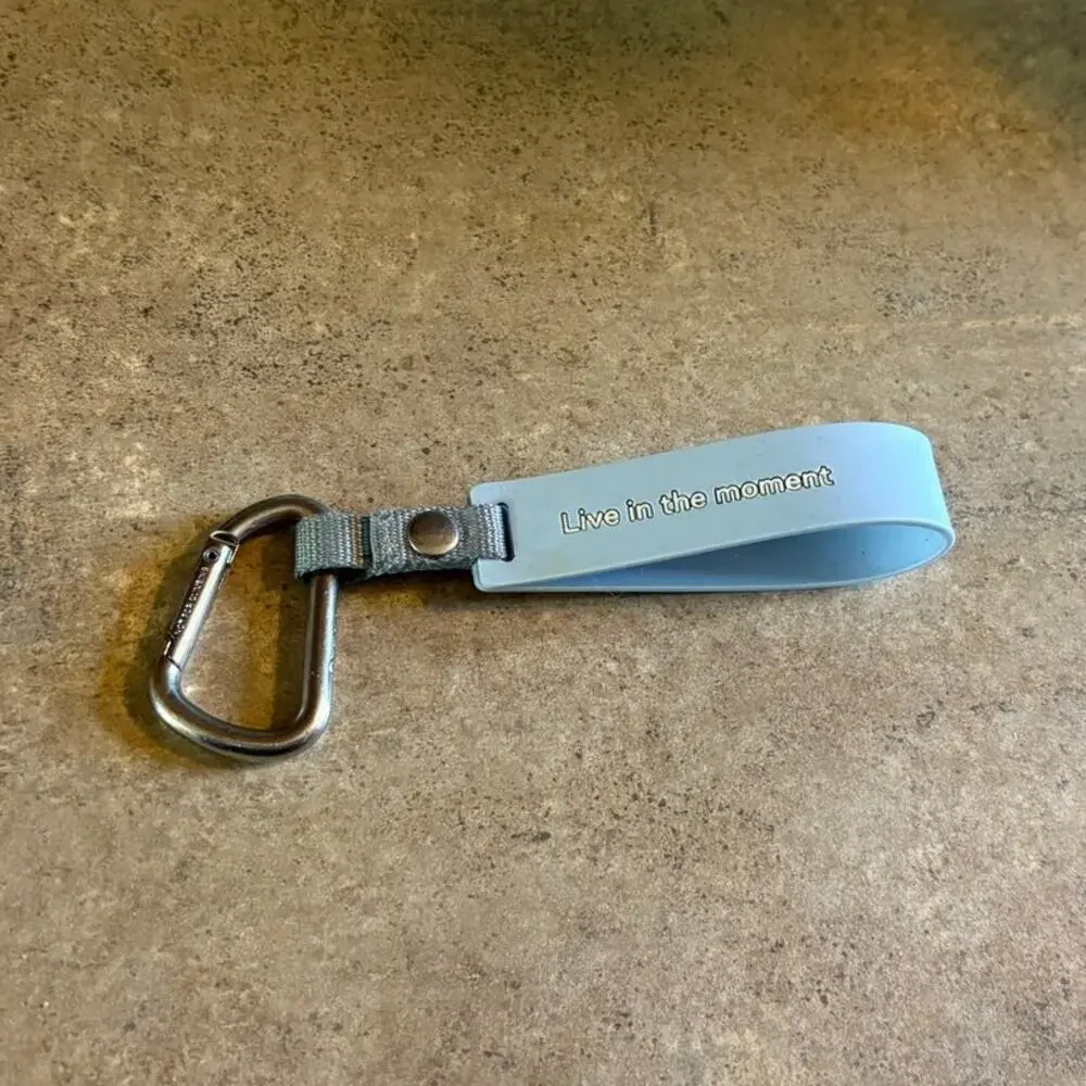 Lululemon Purple/Lavender Silicone Keychain